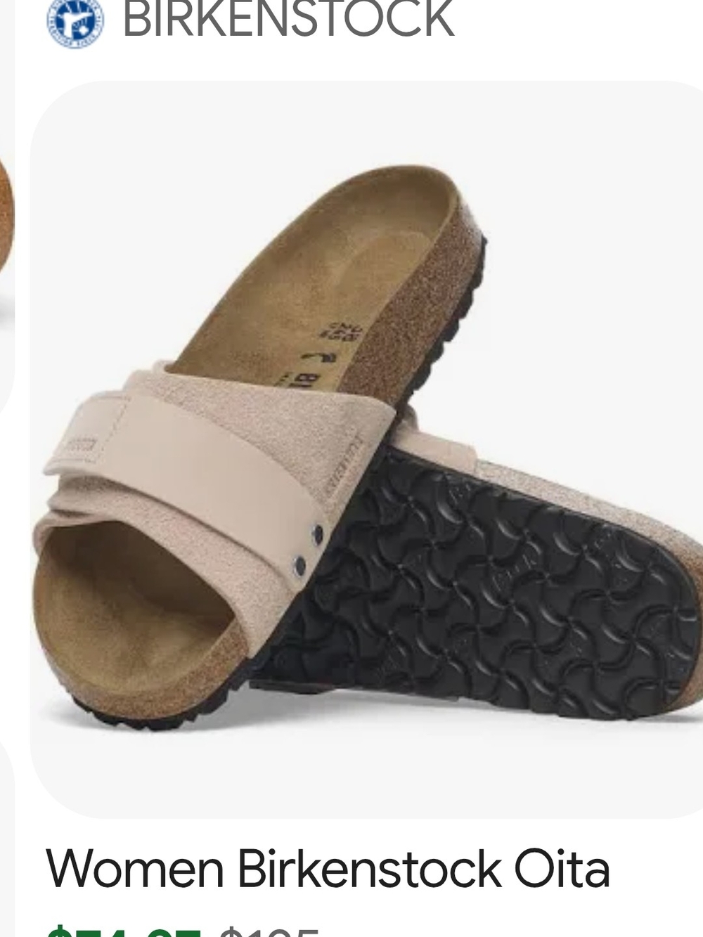 Birkenstock Women Oita Slip-On Sandal in Light Pink